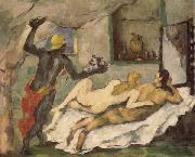 Paul Cezanne Afternoon in Naples Sweden oil painting artist